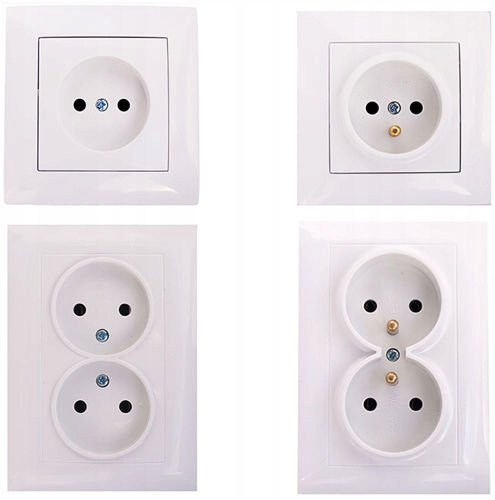 WESA GNIAZDO POJEDYNCZE Z/U IP20 BIAŁE LC-13 Marka VCX