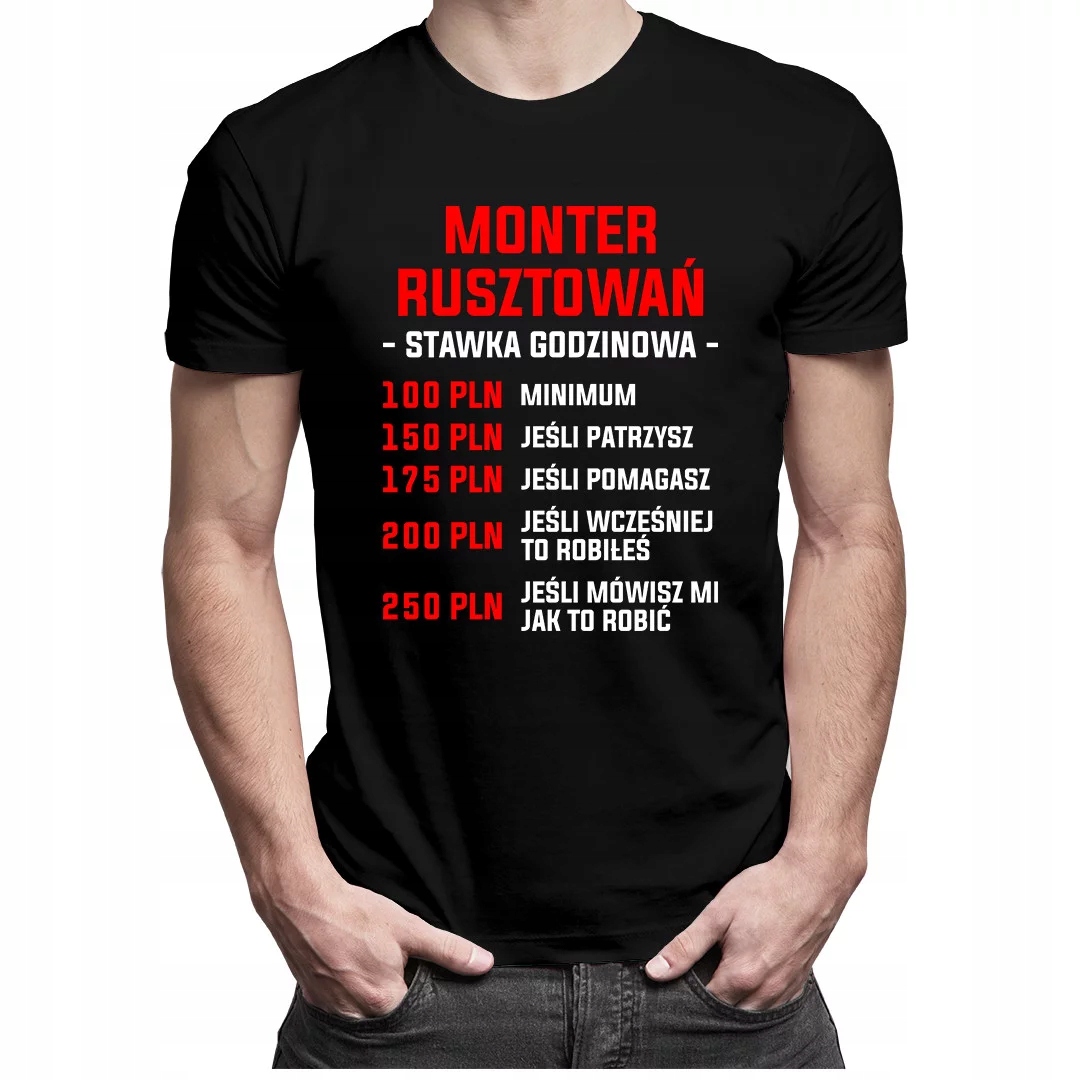 

Monter rusztowań - stawka godzinowa - dla niego