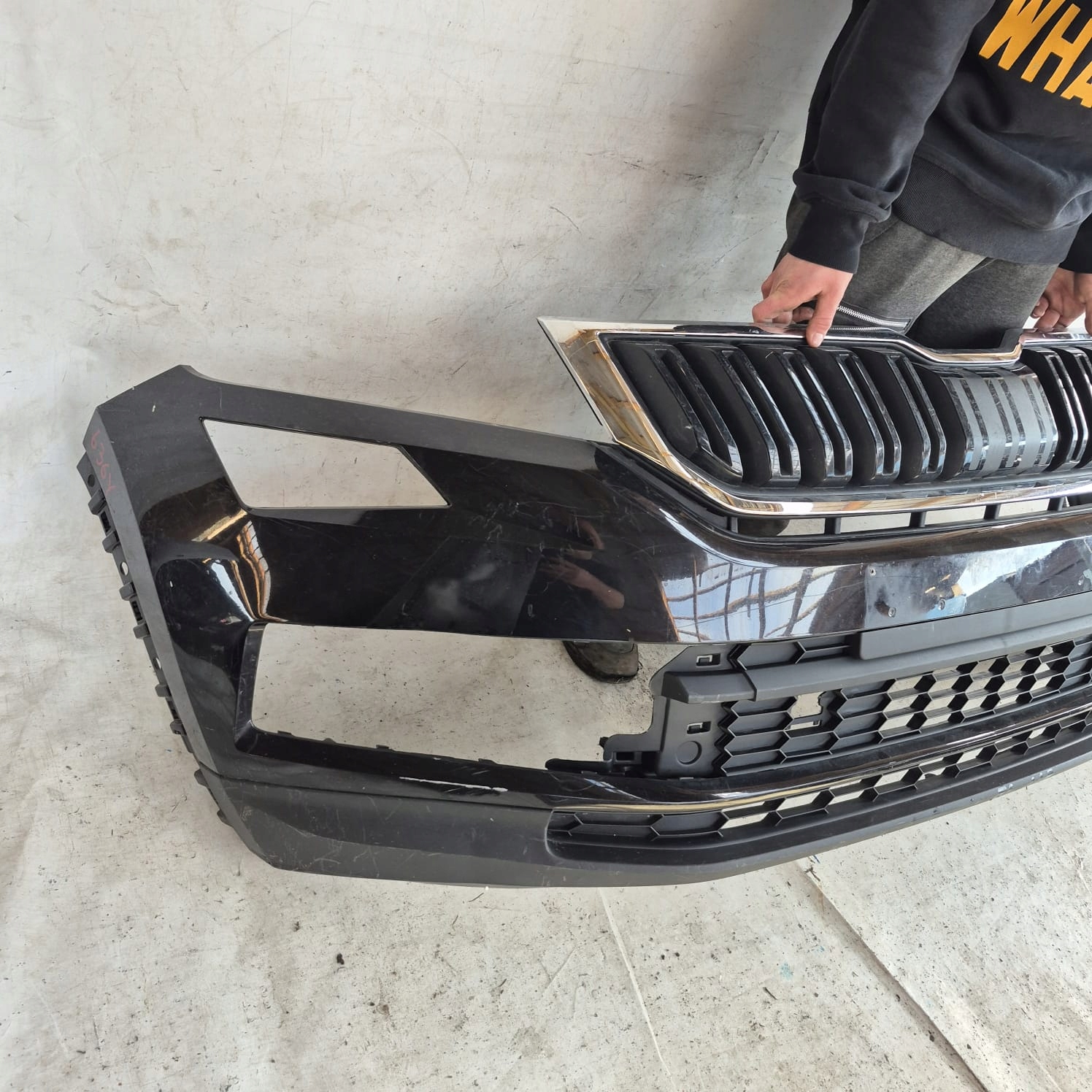SKODA KODIAQ and 1 16-21 bumper front front