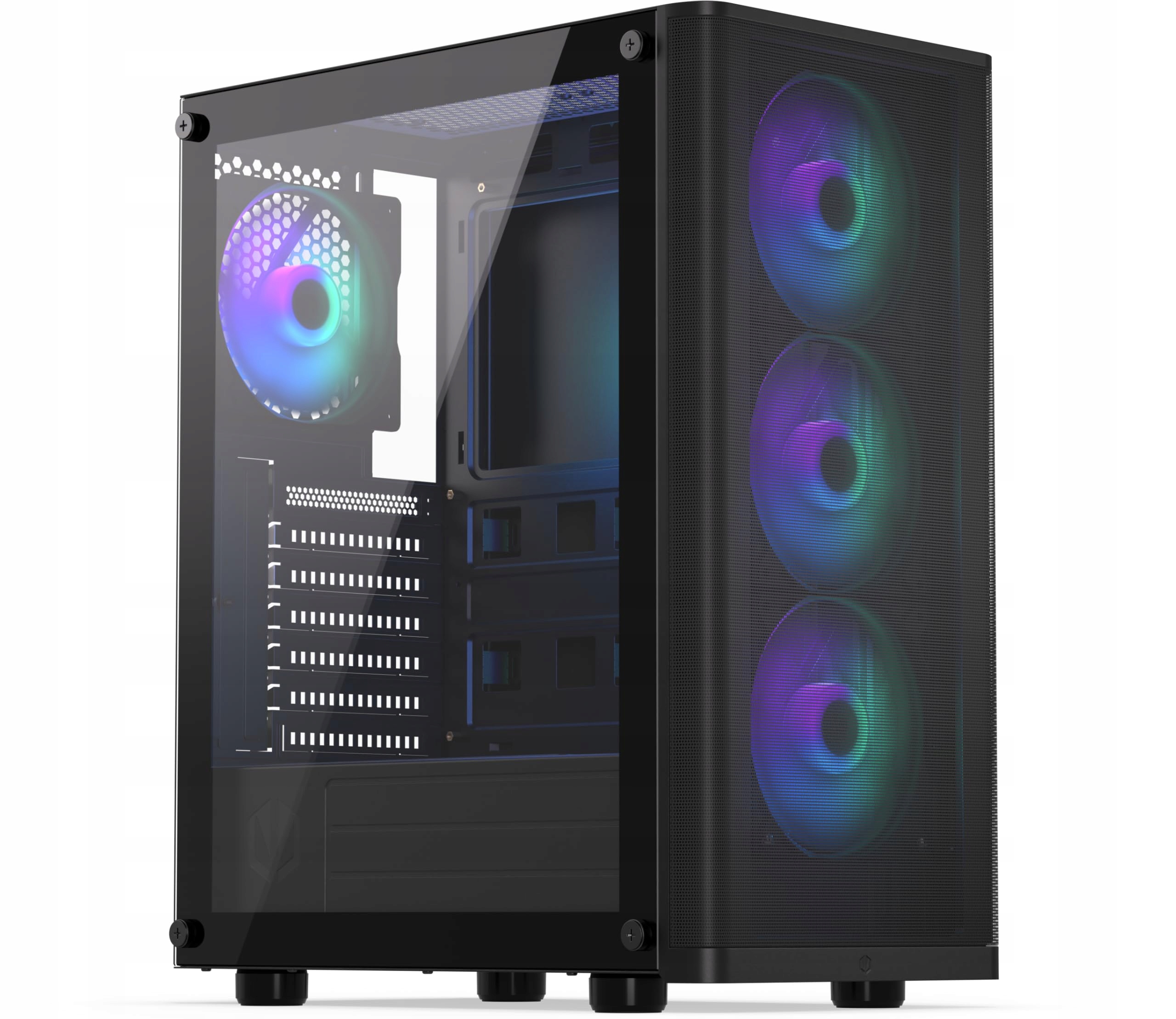 Počítačová Skříň Endorfy Ventum 200 Argb EY2A014 Midi Tower černé