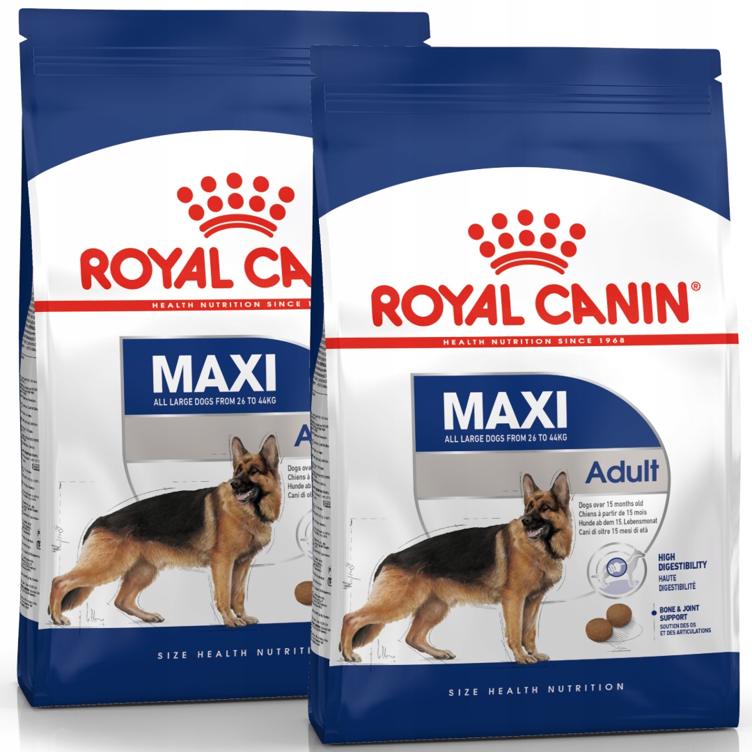 Levně Royal Canin Maxi Adult Suché Krmivo pro dospělé psy velkých plemen 2x15 kg