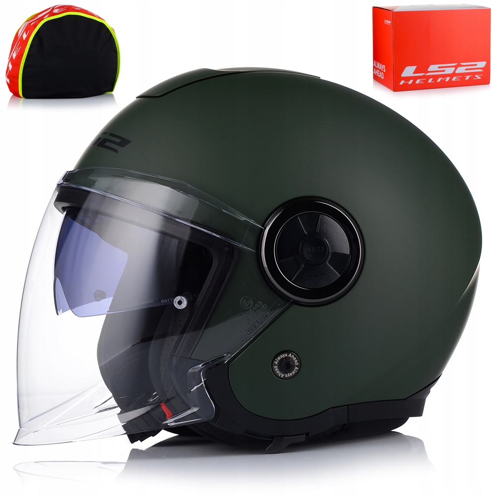 Otvorená Motocyklová Prilba LS2 OF620 Classy II Military Matt 22.06 Blenda