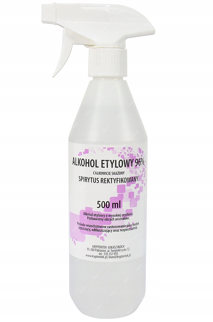 

Baza Do Perfum 0,5L Hq Etanol 96% Bardzo Czysty