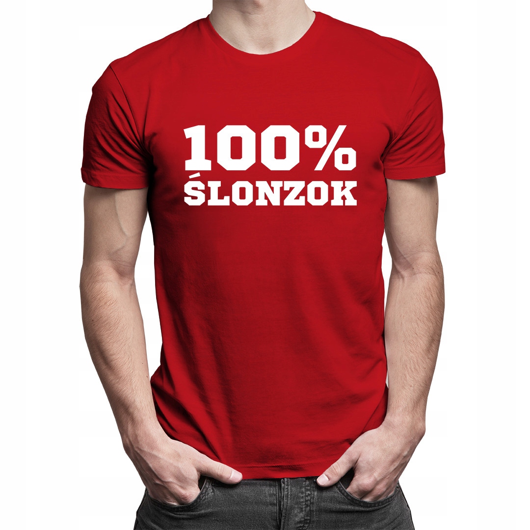 

100% Ślonzok - koszulka z nadrukiem dla niego
