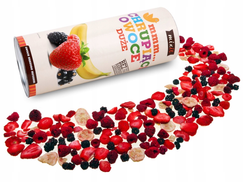 MIXIT OWOCE LIOFILIZOWANE TRUSKAWKA MALINA 150G