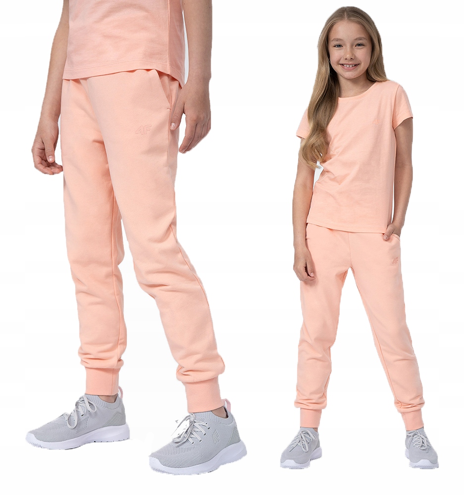 

Spodnie Dresowe Dziewczęce 4F Junior Sportowe Dres
