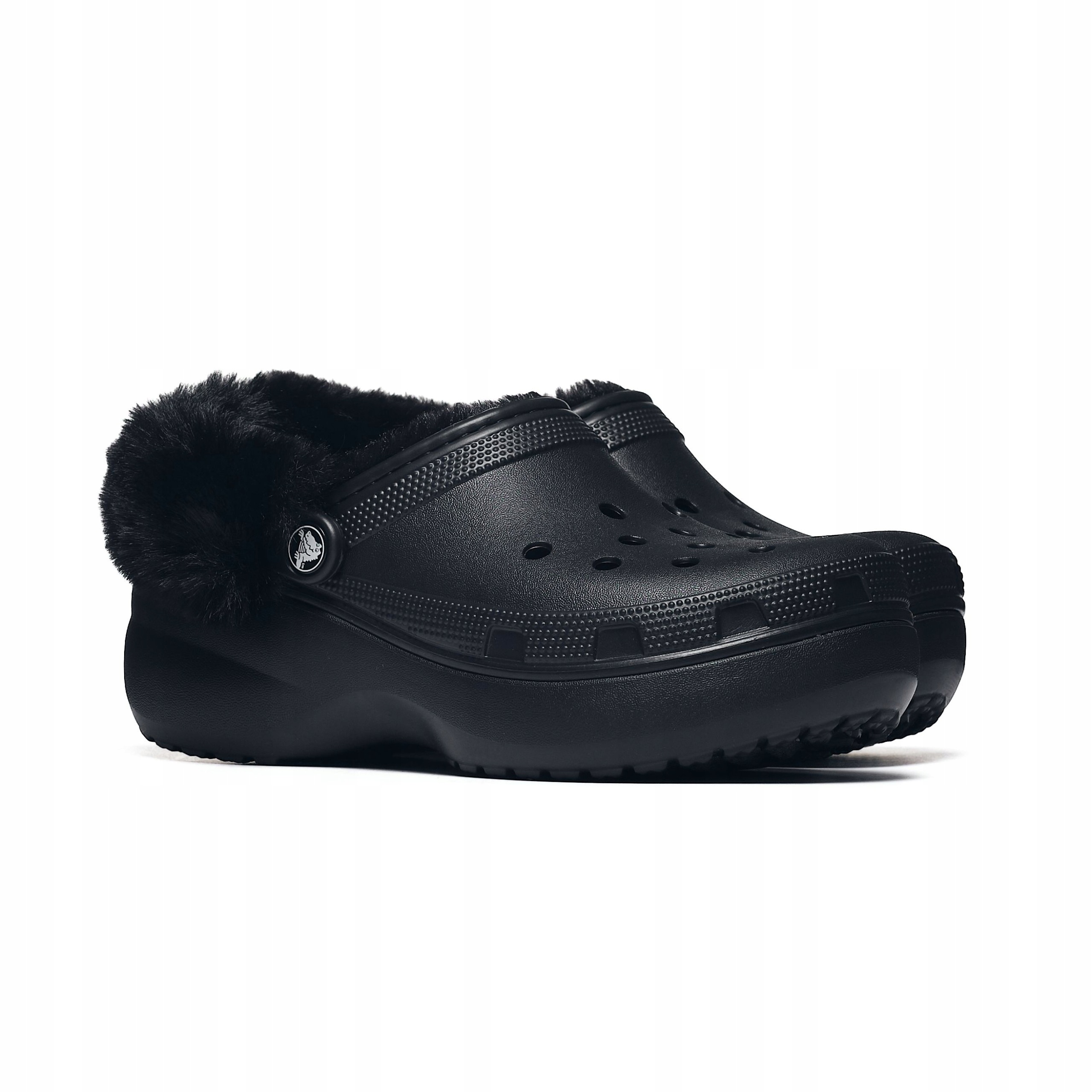 Nazouváky Crocs Classic Platform Fuzz Lined Clog 37-38 Dámské