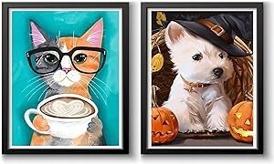 Sada Diamentový Haft Diy Ruční 30x40CM 2ksI