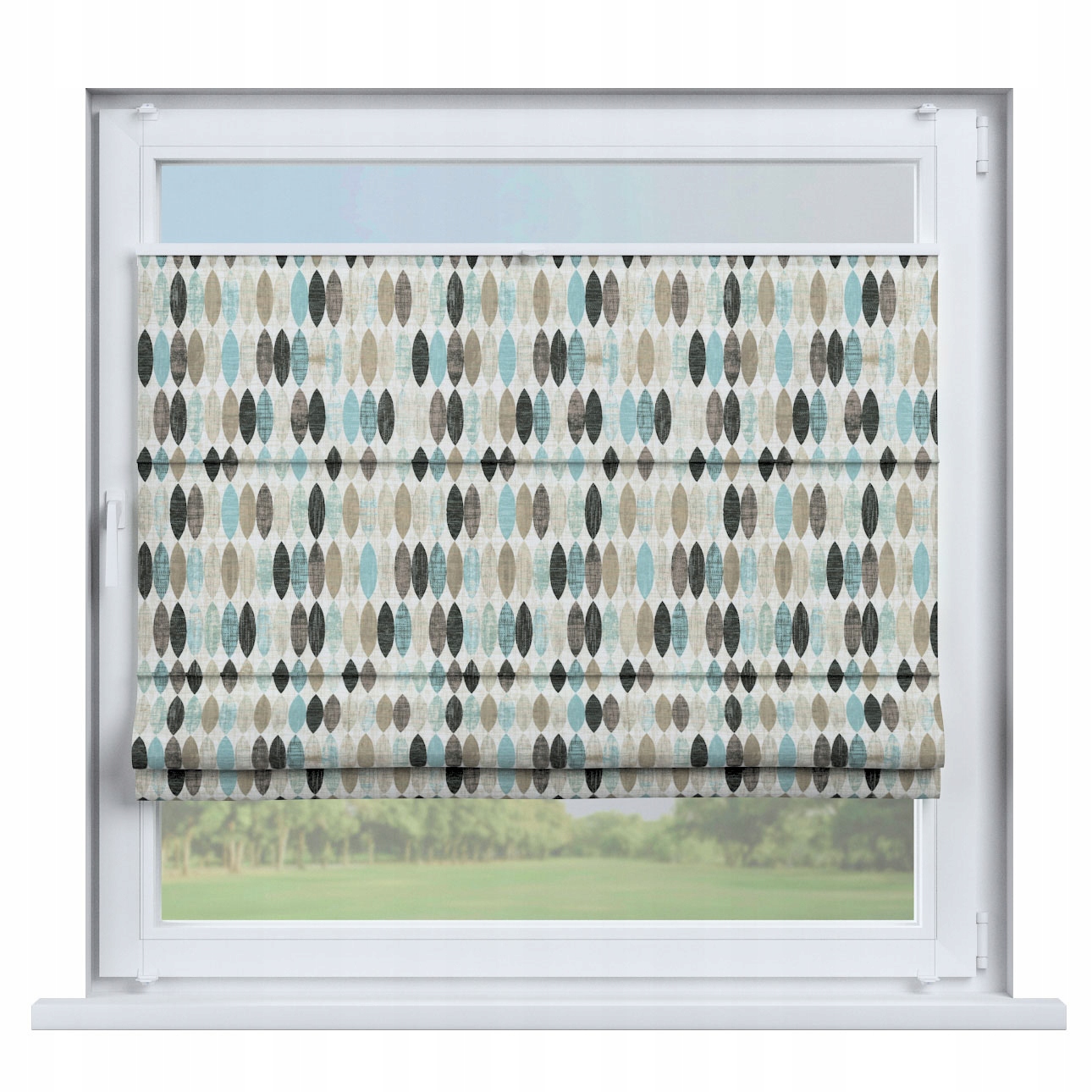 Dekoria Plisovaná roleta rímska Sicília 40x40 odtiene hnedej