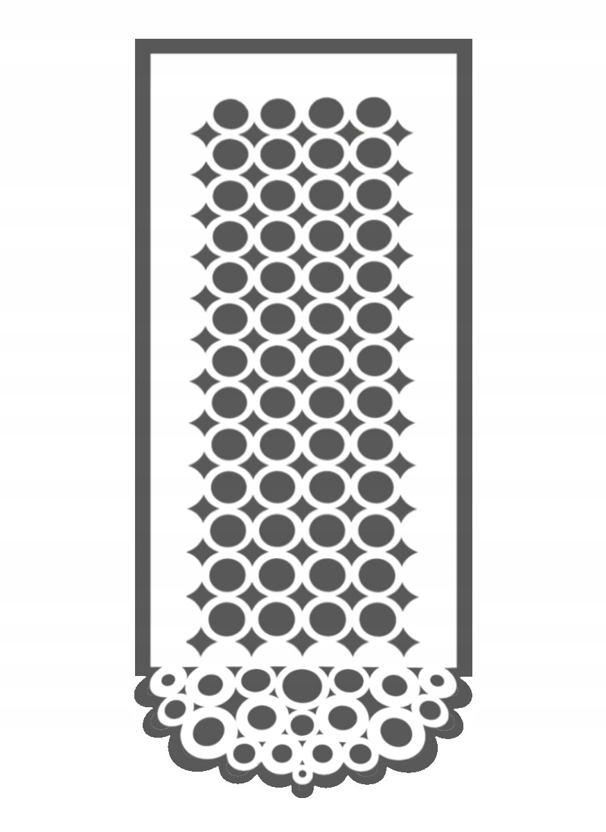 

Firana gotowa panel ekran z ażurem 155*60 cm wzory
