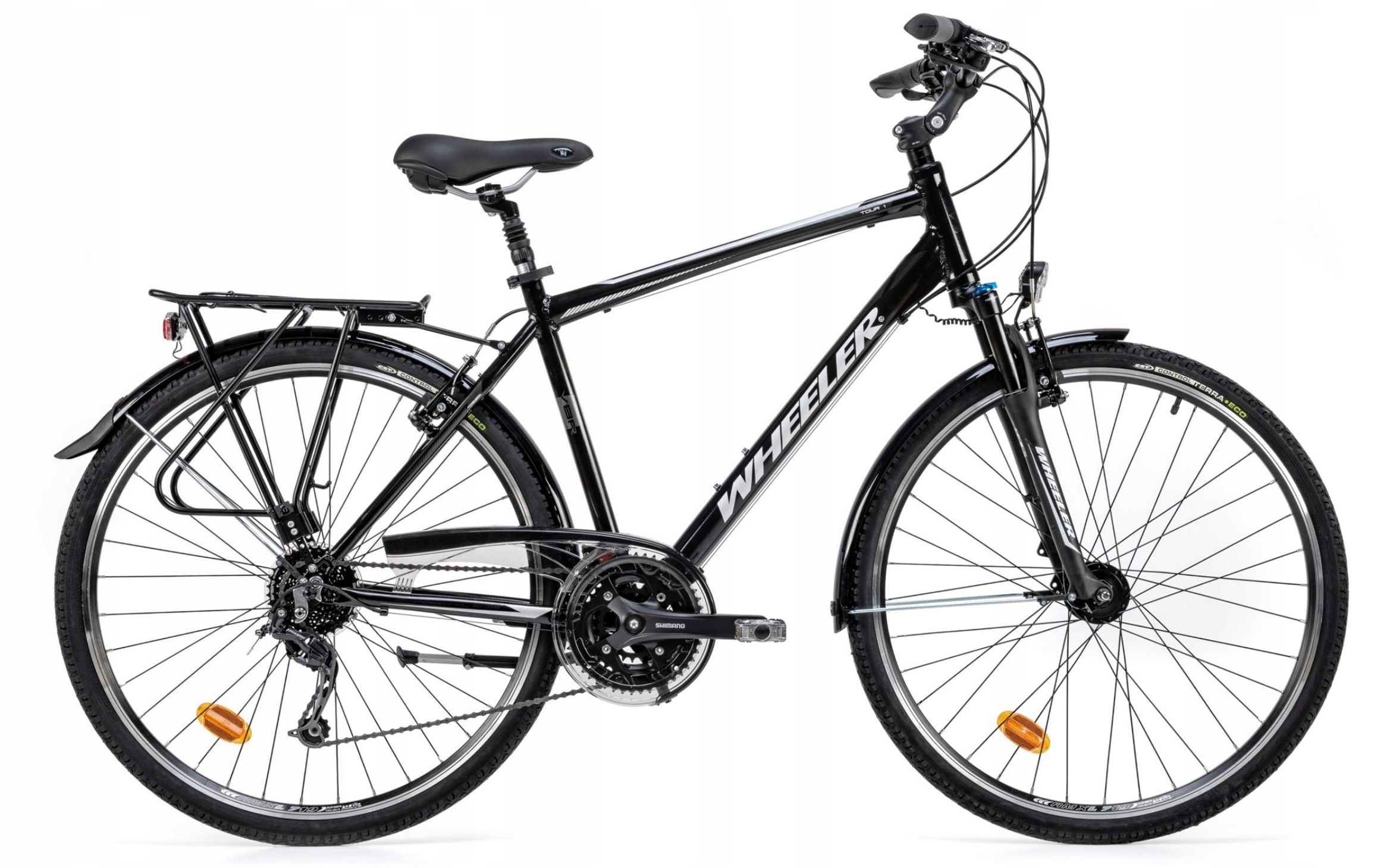 Rower trekkingowy Wheeler Tour 1 M rama 20 cali koło 28 " czarny Deore