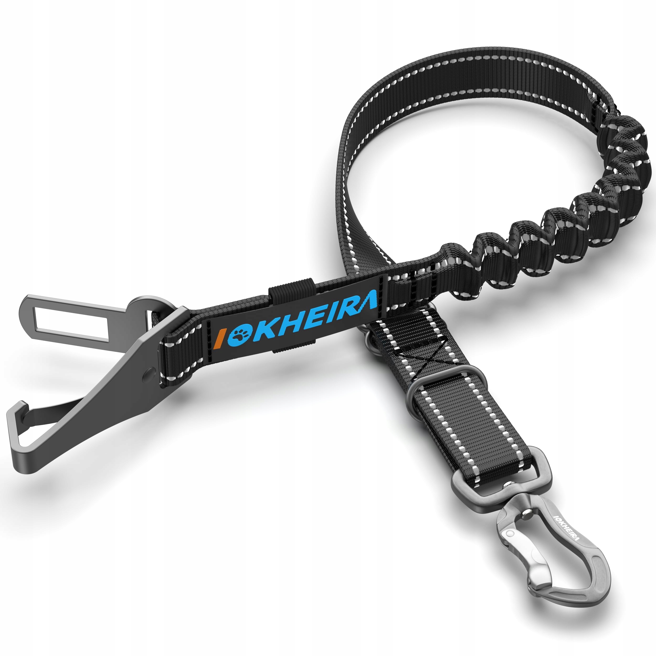 Levně Iokheira Nastavitelný bezpečnostní pás pro psa do auta