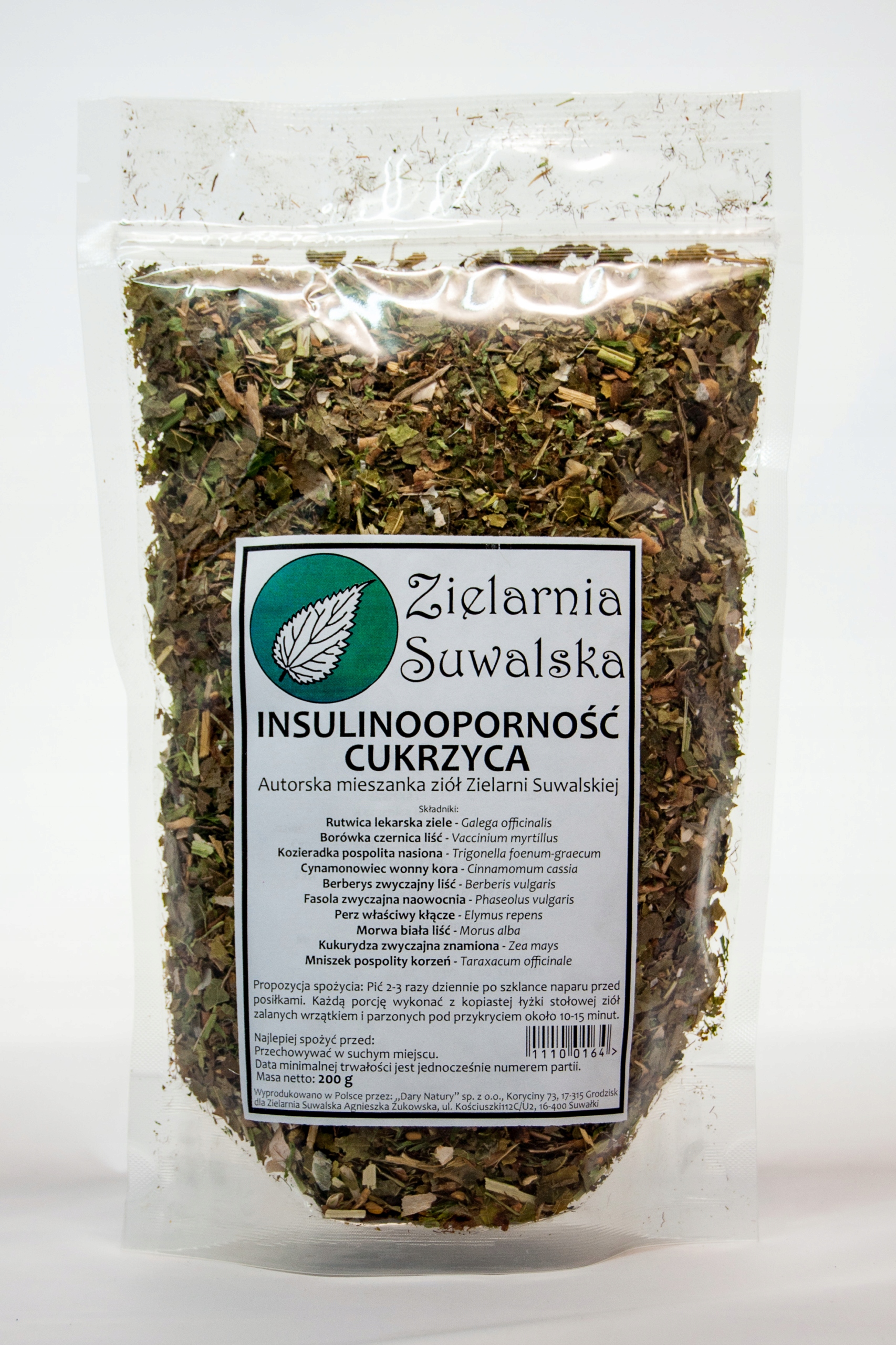 

Mieszanka Ziołowa Insulinooporność i Cukrzyca 200g