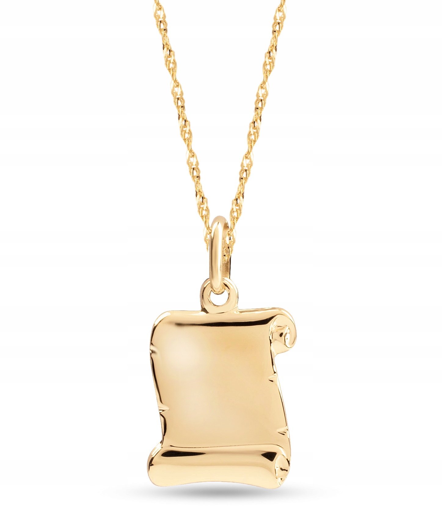 ZŁOTY MEDALIK ŁAŃCUSZEK CHRZEST KOMUNIA ŚWIĘTA 585 Marka Goldmark