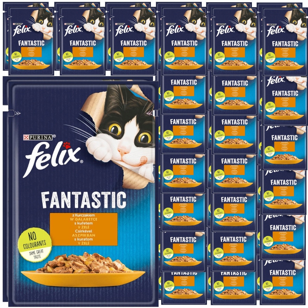 Felix Fantastic S Kuřecím Masem V Želé 48x85 g