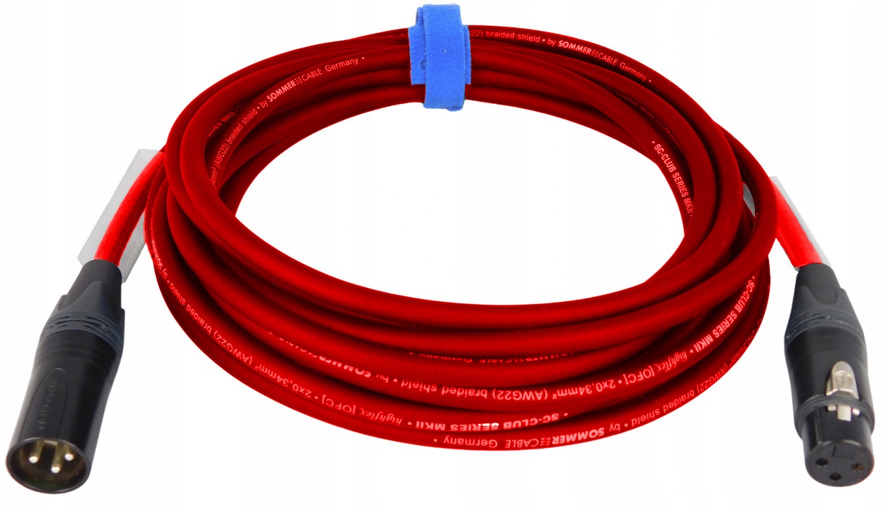 Sommer Club Mikrofonní Kabel Xlr Neutrik 3 m