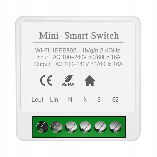 Mini przekaźnik WiFi TUYA Smart Life 16A 230V IoT