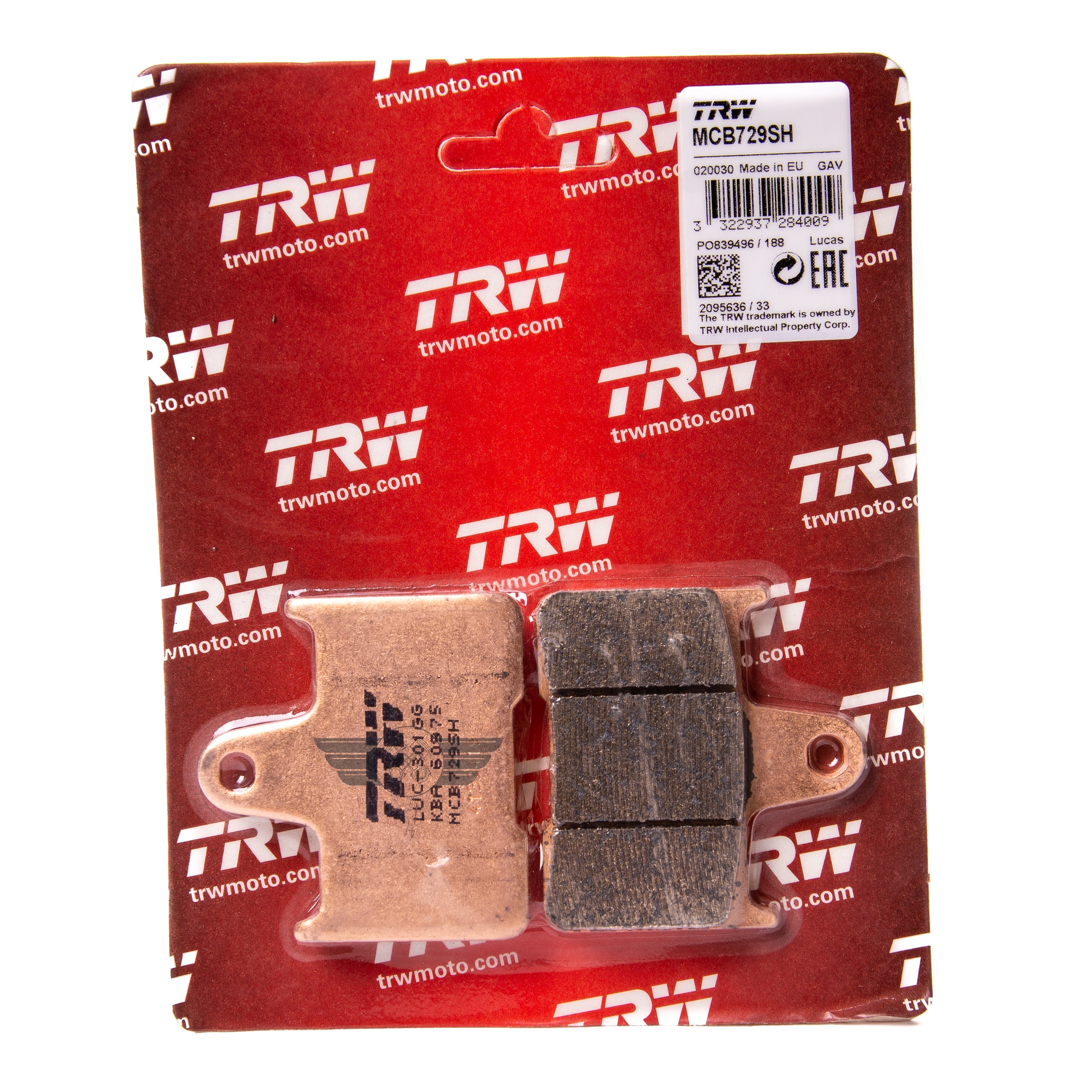 KLOCKI HAMULCOWE TRW KAWASAKI GTR 1400 08 14