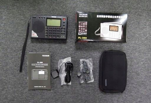 FM-радіо TECSUN En-380 Black глибина продукту 20 см