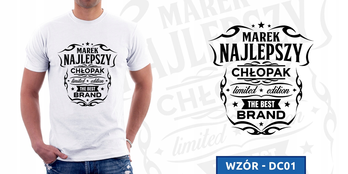 Koszulka na DZIEŃ CHŁOPAKA prezent na WALENTYNKI urodziny MĘSKA / XL Model TAK WYGLĄDA NAJLEPSZY CHŁOPAK NA ŚWIECIE