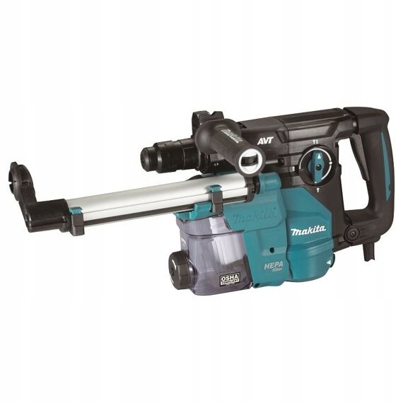 Makita HR3012FCWJ kombinované kladivo Sds+, 230V/1050W, 3,9J, odsávací adap