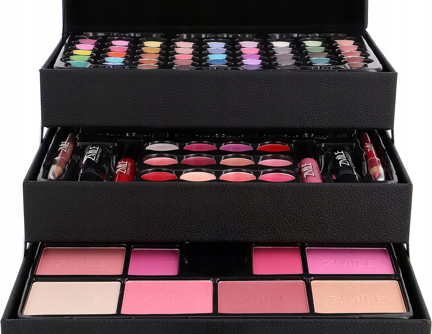 CIENIE RÓŻ BŁYSZCZYK MAKIJAŻ ZESTAW KUFEREK Marka inna marka