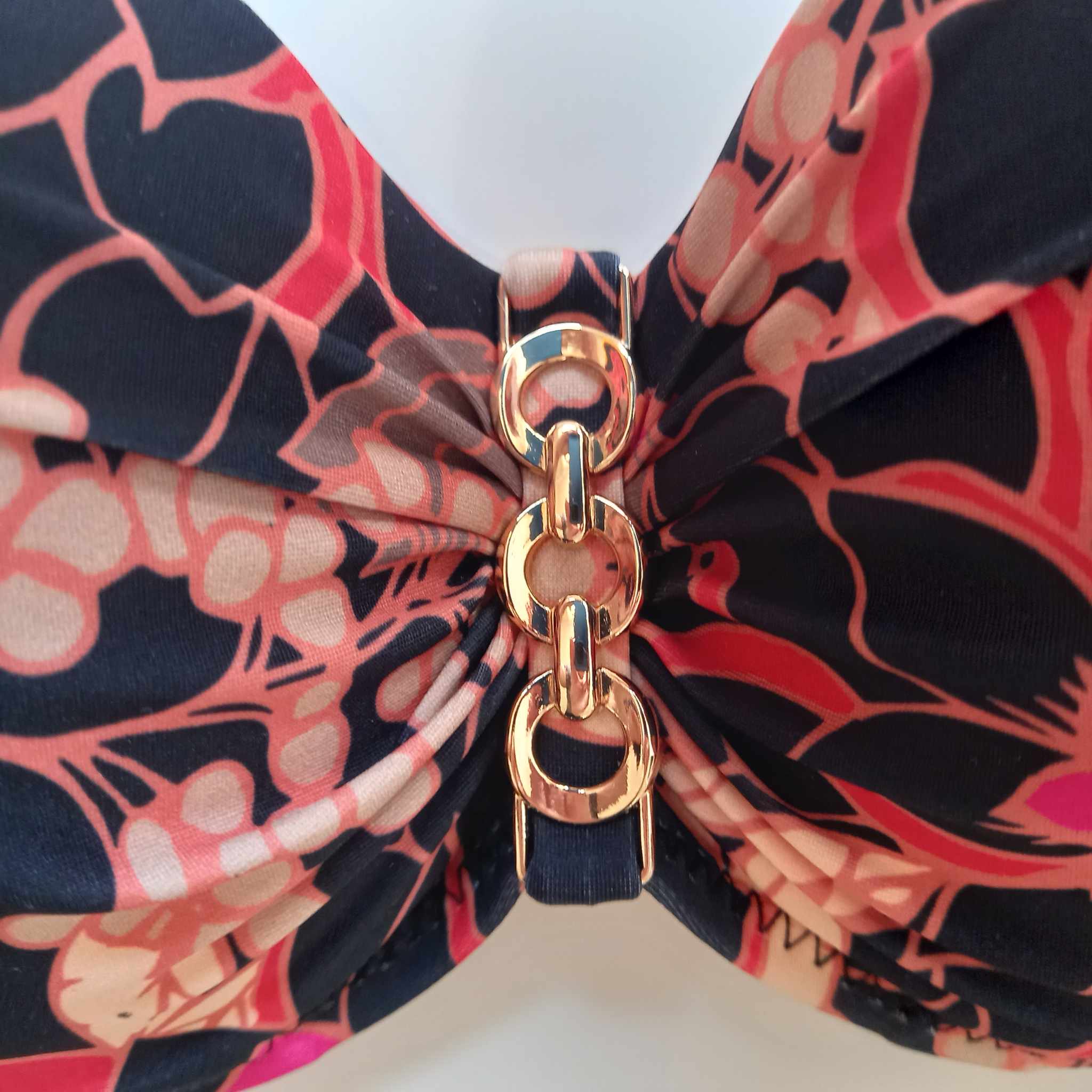 STRÓJ KĄPIELOWY BIKINI GABBIANO ASHLEY-D 42D/XL Materiał dominujący poliamid