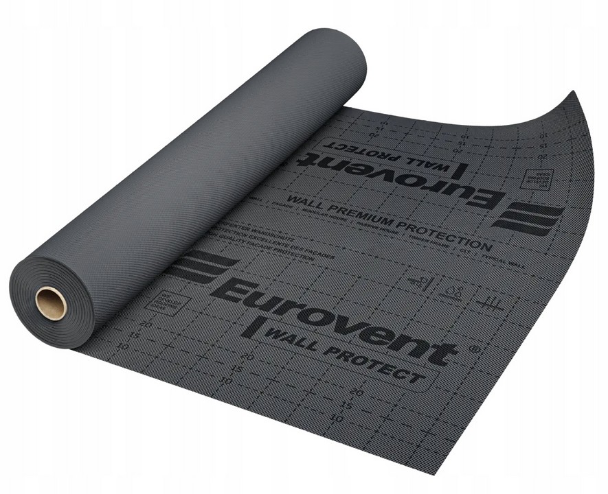 Membrana Wiatroizolacyjna Folia Wiatroizolacja Eurovent Wall Protect 45m²