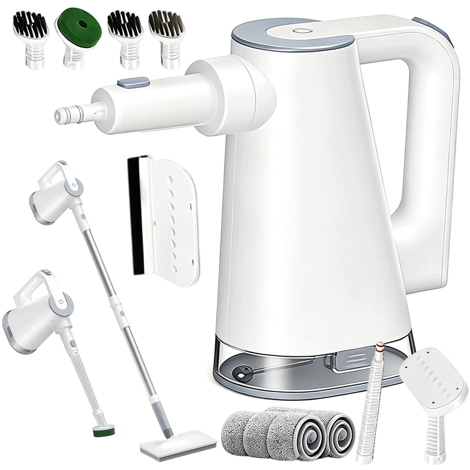 Parný Čistič Na Ploštice, Parný Čistič Na Hmyz, Steamer Okien, 10 Prvkov, 1500 W