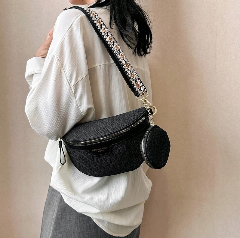 NERKA SASZETKA TOREBKA DAMSKA MIEJSKA POJEMNA SŁOMIANA NA RAMIĘ Z SASZETKĄ Marka inna