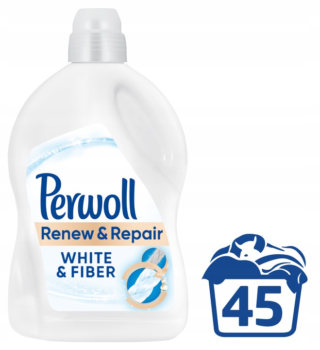 Levně Perwoll Tekutý prací prostředek White Fiber 45 praní 2,7l
