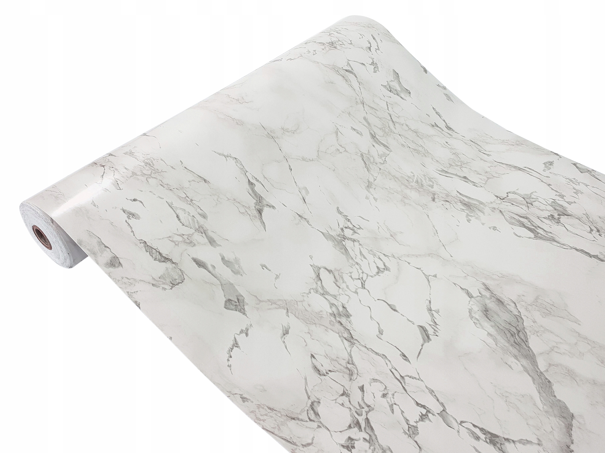 Dekorativní dýha napodobující mramor Šedá barva na nábytek Parapetový stolek