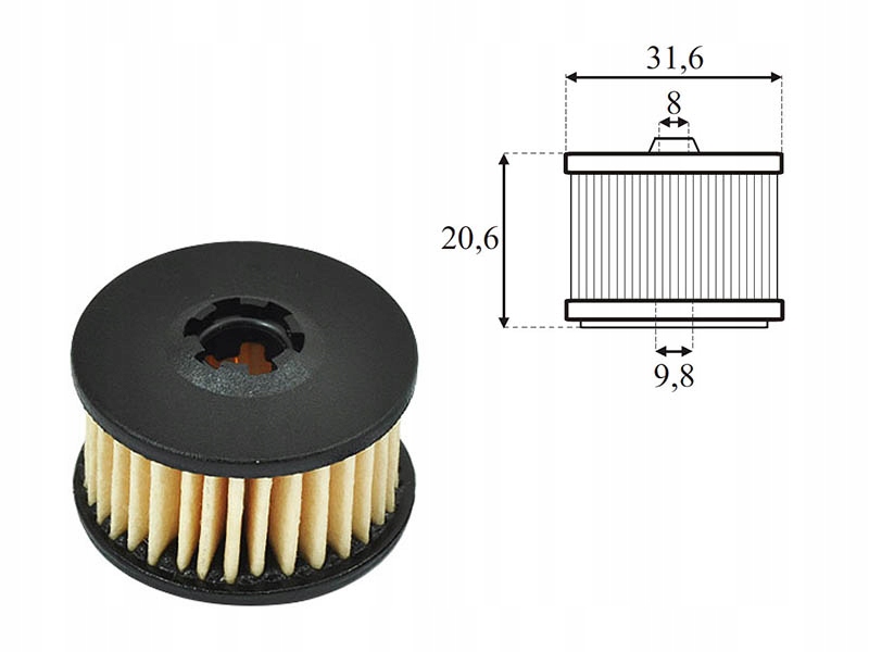 FILTR FAZY CIEKŁEJ VALTEK ZAVOLI EMMEGAS ELPIGAZ Numer katalogowy części FCVAL