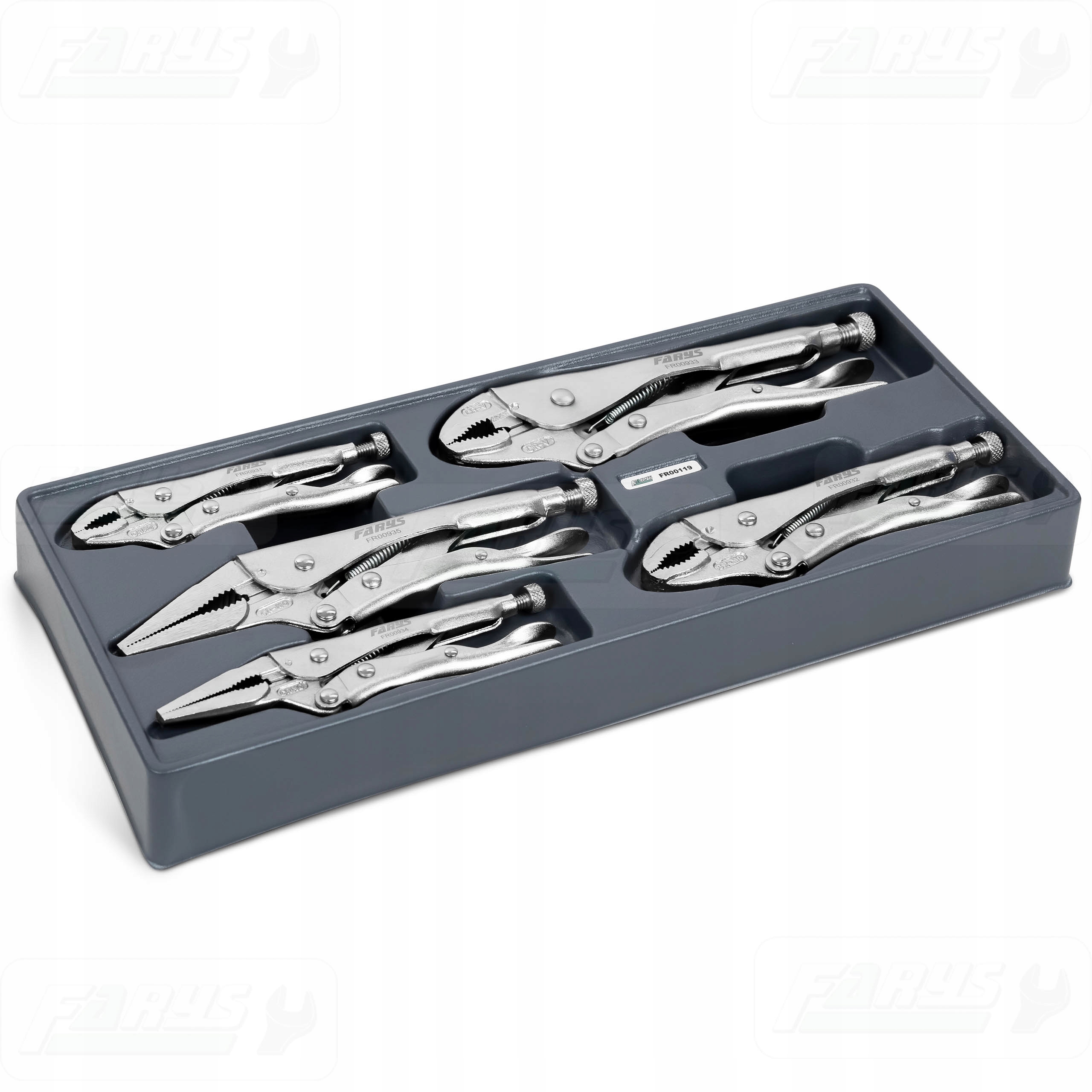 WKŁAD DO SZAFKI WYPOSAŻENIE PREMIUM ZESTAW SZCZYPIEC MORSE'A 5szt. Marka Farys