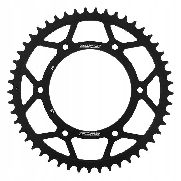 RFE-210:49-BLK - Задняя звездочка Supersprox сталь 49 520 Honda CR 250R