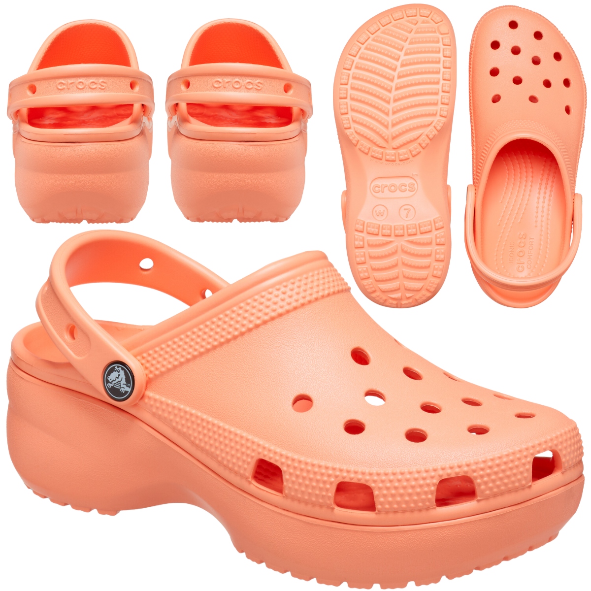 Crocs Dámské Pěnové Boty Nazouváky Lehké Boty Na Platformě vel. 34-35