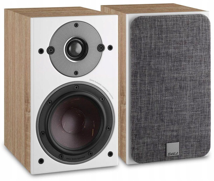 Дали Оберон світлий дуб, кінотеатр 5.0 з DENON AVC-S660h передні колонки розміри 1015 x 200 x 340 мм