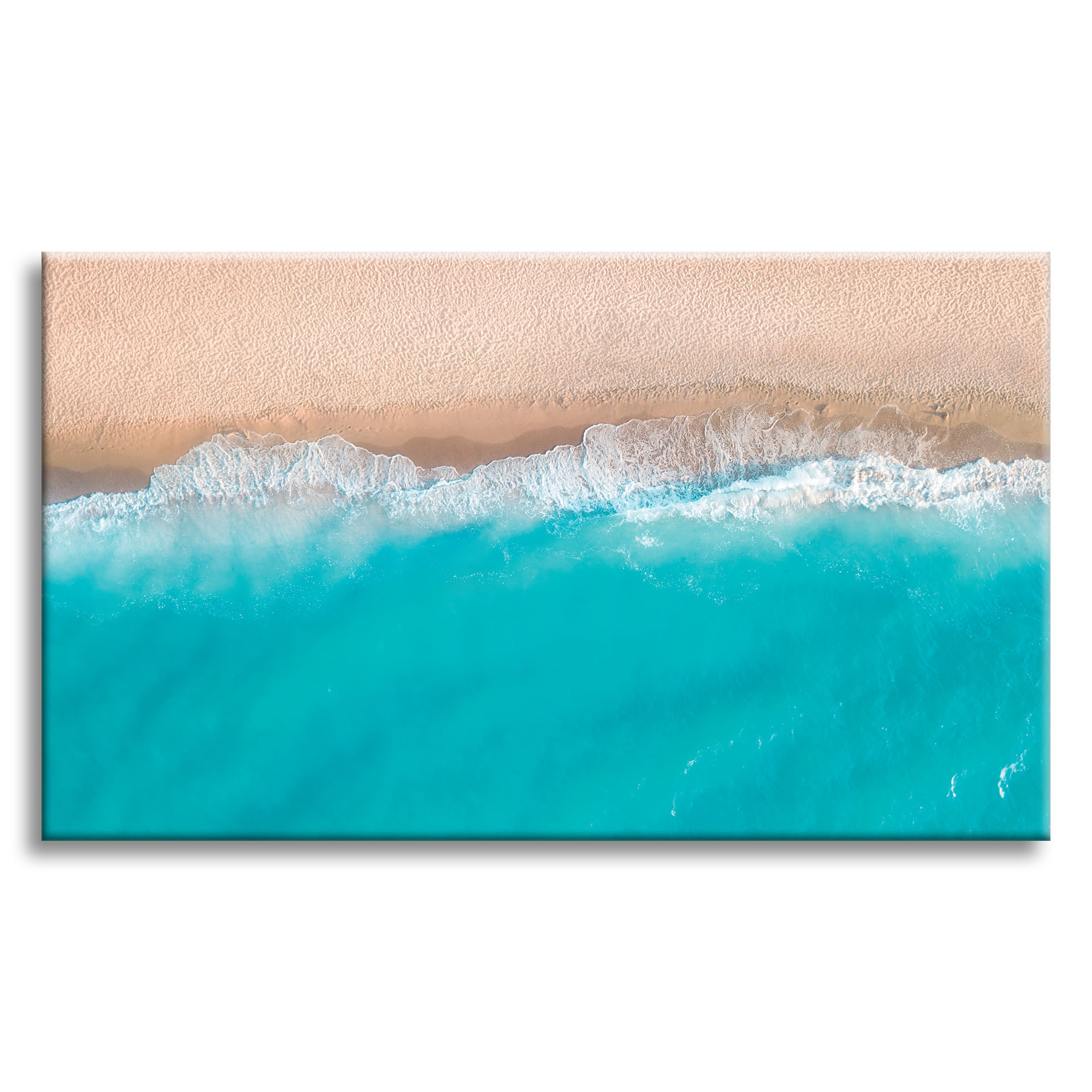 Obraz na plátně Voda Vlny Pláž Písek 100x60 cm Ideální jako dárek