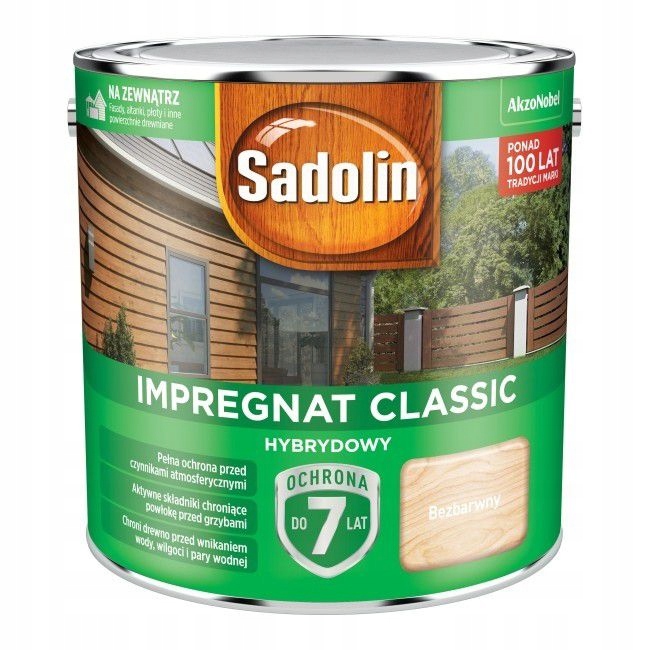 Sadolin Classic Impregnat 2.5L Bezbarwny