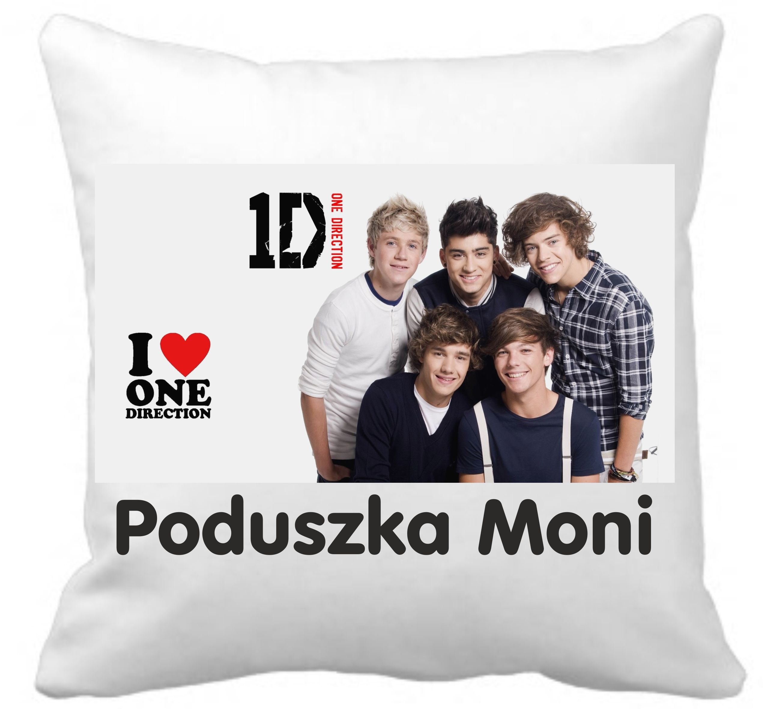 ONE DIRECTION ZESTAW PODUSZKA+KUBEK+IMIĘ Marka bez marki