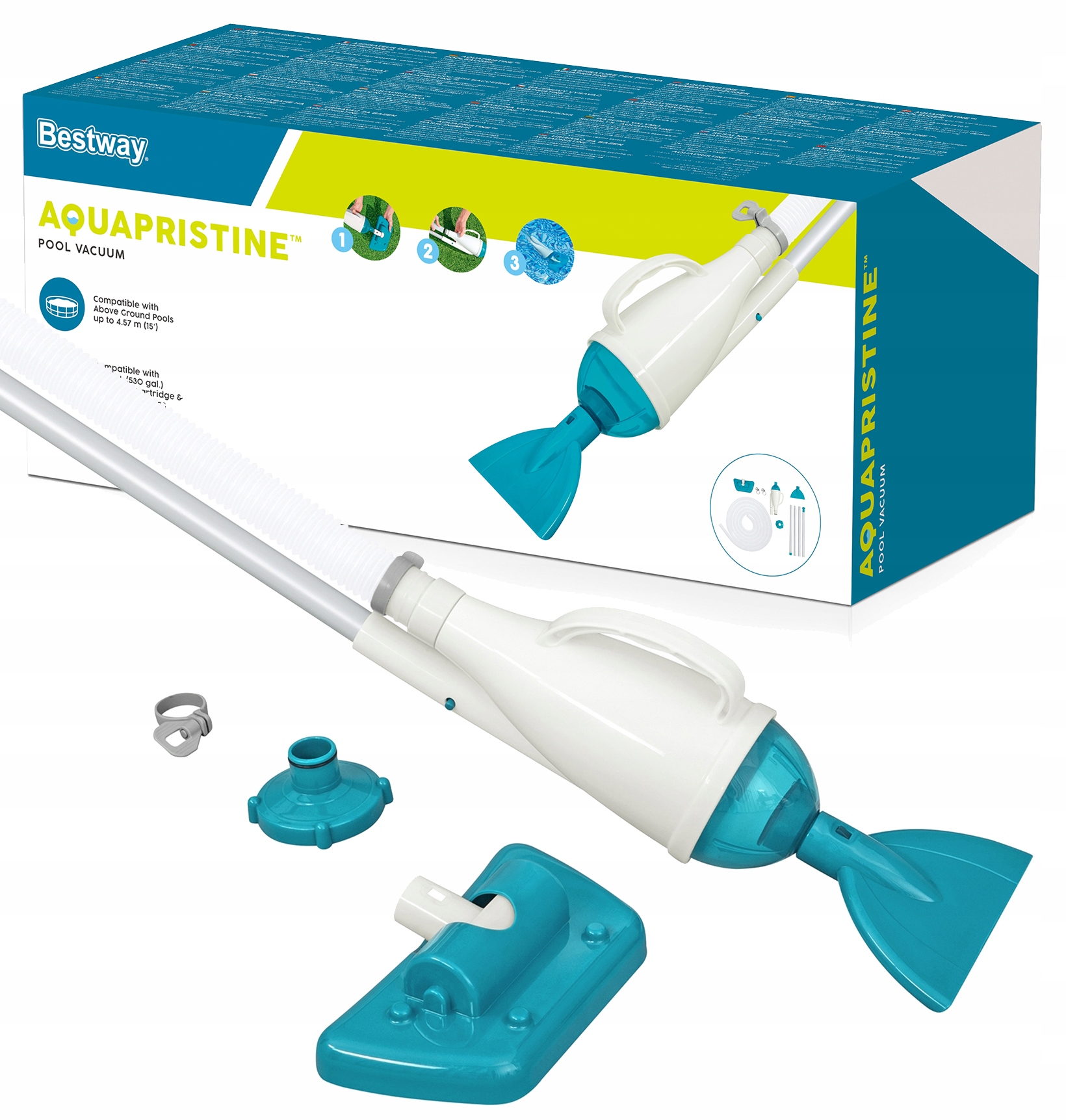 Výkonný Vysavač Do Bazénu Čistící Sada Na Dno Bazénu Bestway 58212