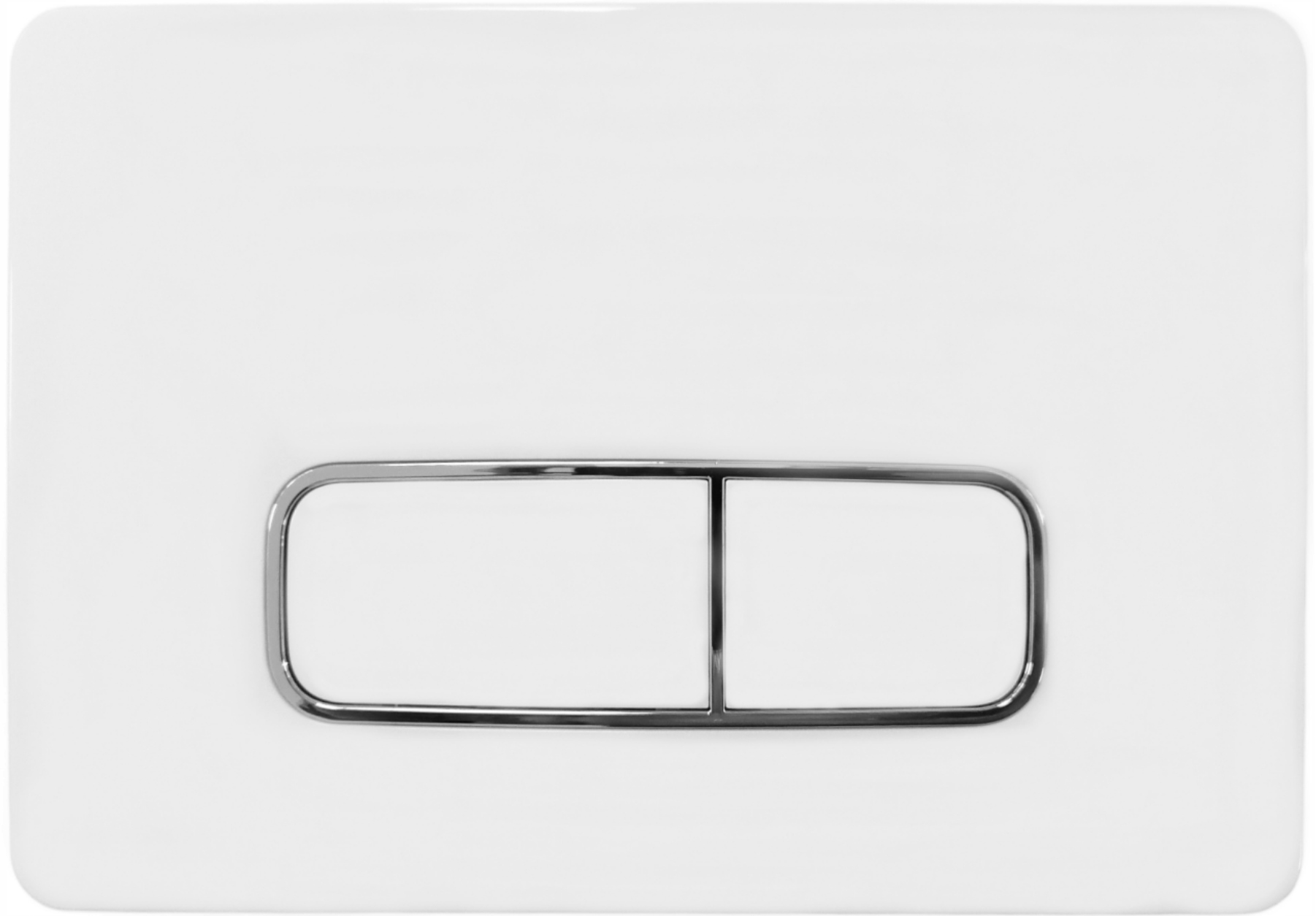 Splachovací tlačítko Moha bílý chrom pro Wc Geberit Duofix Sigma UP320 UP720