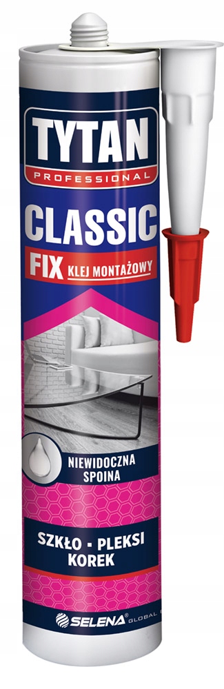 

Klej Uniwersalny Montażowy Tytan Classic Fix 290ml