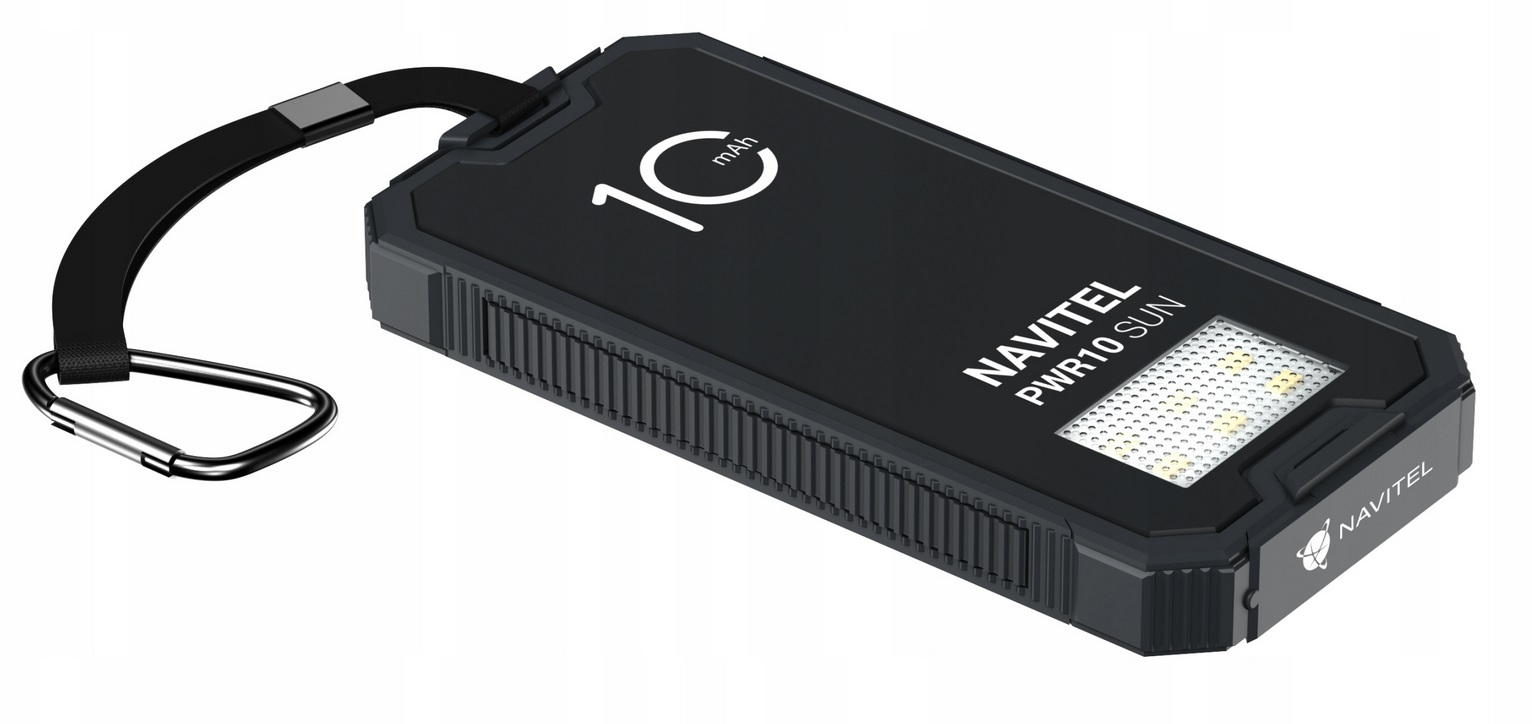 Navitel PWR10 Sun – solární powerbanka 10000 mAh