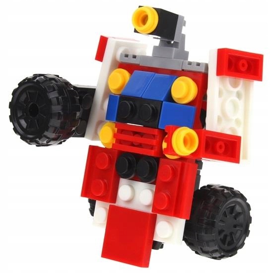 KONŠTRUKČNÉ KOCKY 4V1 HASIČSKÉ AUTO HASIČSKÝ ROBOT SADA 4 KS Minimálny vek dieťaťa 2