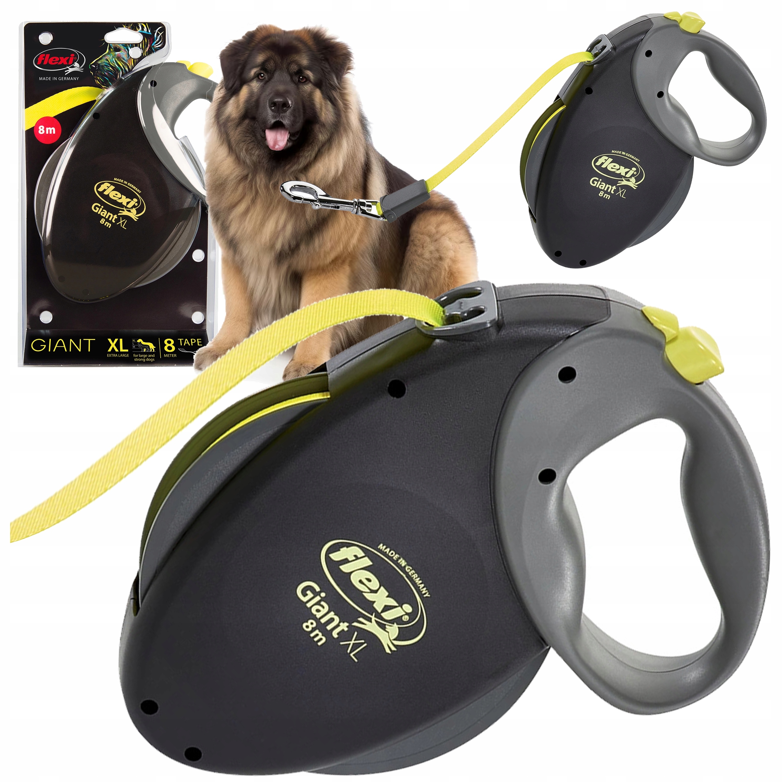 Levně Flexi Giant vodítko Automatické Pro Psa XL Páska 8M