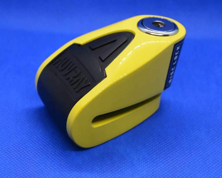 BLOKADA TARCZY AUVRAY B LOCK 6 Z ALARMEM ZOLTA Weight with packaging 1 kg