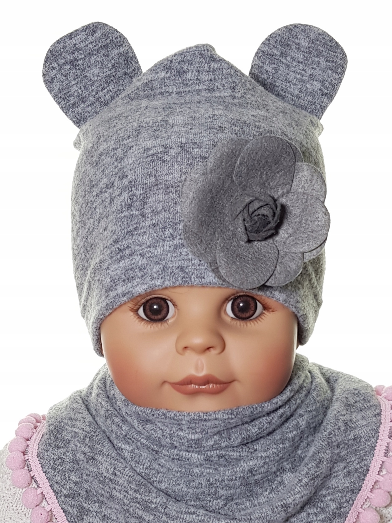 KOMPLET CZAPKA MYSZKA MINNIE + CHUSTKA CZAPECZKA CHUSTECZKA 3-12 M-C 15WZÓR Rodzaj pozostałe