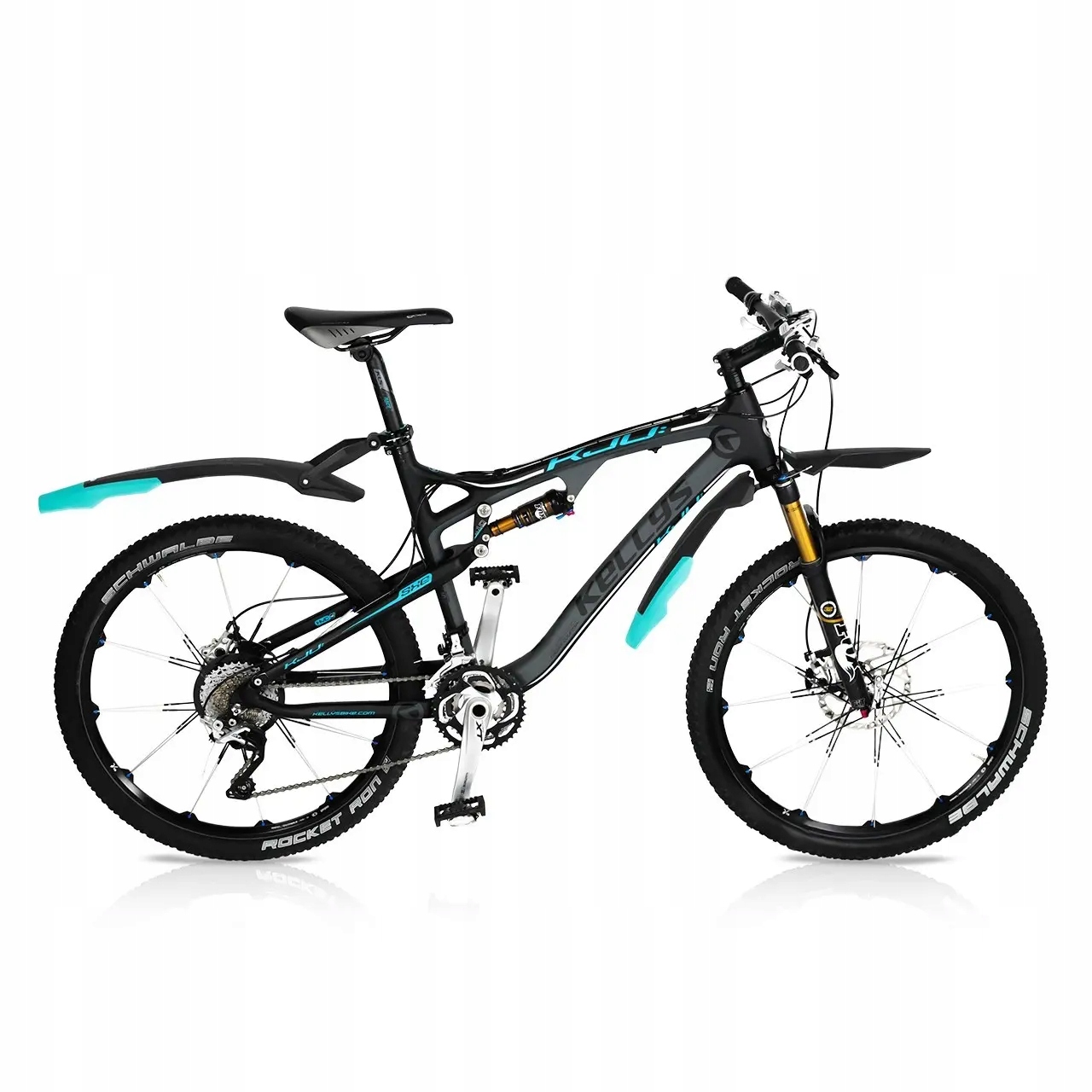 Błotniki rowerowe SIMPLA ADHD LONG 27,5-29" Czarny Kod producenta B351