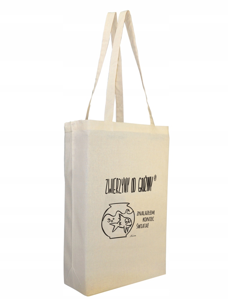 Torba GRAŻYNA na zakupy 100% BAWEŁNA - DUŻA